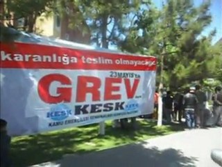 Siirt KESK 23 Mayıs 2012 Grevi