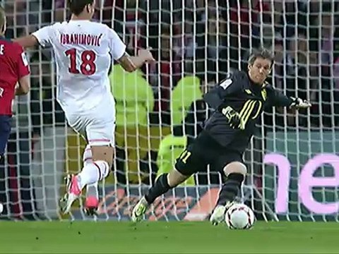 But Zlatan IBRAHIMOVIC (21ème) - LOSC Lille - Paris Saint-Germain (1-2) - saison 2012/2013