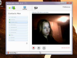 Enclencher la webcam msn et skype à l'insu du contact