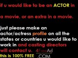 How to become an actor, How to be an extra in a movie, Actors Needed, Extras needed for movies, free movie auditions, free casting calls, post a free movie audition, post a free casting call, casting notices, t.v. auditions, make a free acting profile,