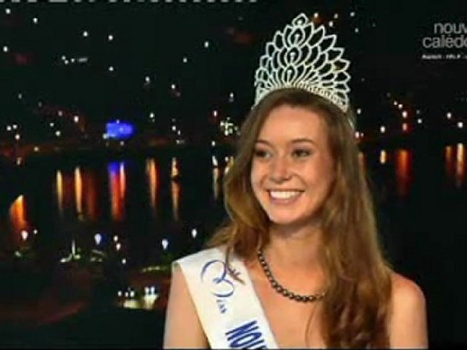 Miss Nouvelle-Calédonie 2012 invitée du JT de NC 1ère