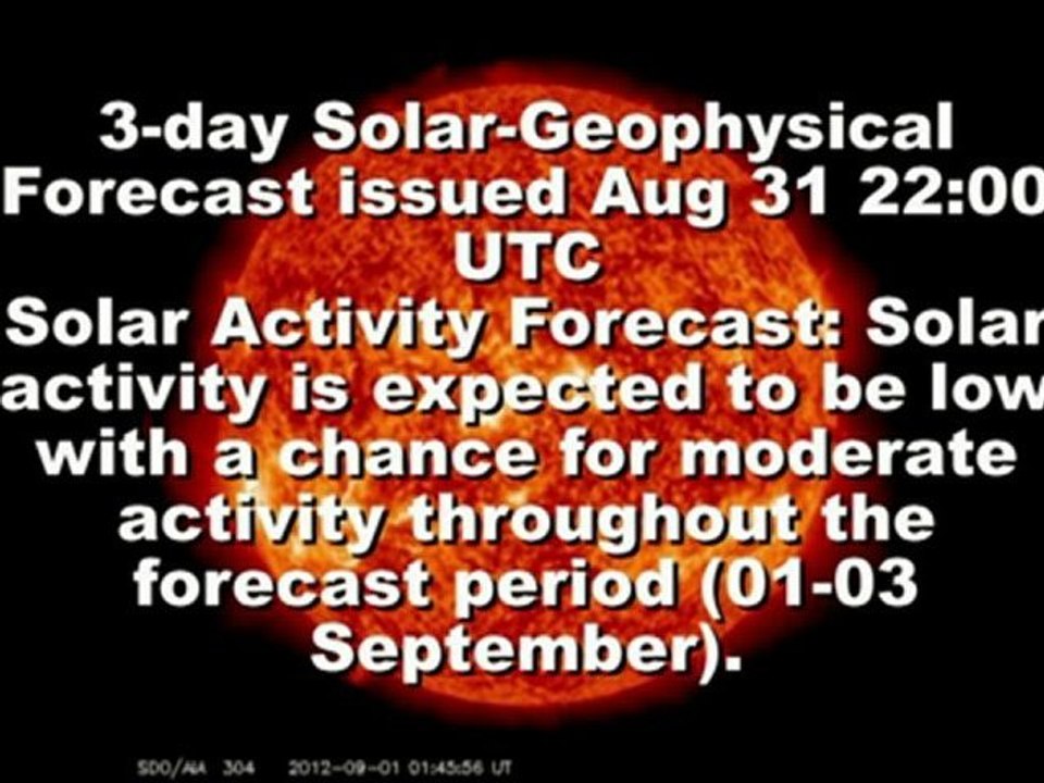 SOLAR ACTIVITY UPDATE: C8.4-Flare/Filament Eruption/CME (September 1st, 2012).