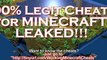 100% Legit Cheats for MINECRAFT LEAKED!!!