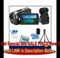 Sony Handycam DCR-SX45 Palm-sized Black Camcorder, SD Flash Memory, Touch Panel LCD, 60x Zoom and 70x Extended Zoom. Essen...