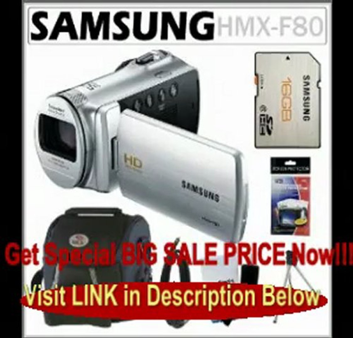 Samsung HMX-F80 HD Camcorder with 52x Optical Zoom and 2.7-inch LCD in  Silver + Samsung 16GB SDHC + Mini HDMI Cable + Acce... REVIEW - video  Dailymotion