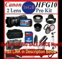Canon VIXIA HF G10 Full HD Camcorder with HD CMOS Pro and 32GB Internal Flash Memory with SSE 16GB Pro Kit includes 2 Batt... BEST PRICE