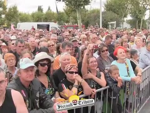 CAP d'AGDE - 2012 - On était dans la merde avec Nicolas SARKOZY .... Le PRECHE de Guy GILBERT aux BRESCOUDOS 2012