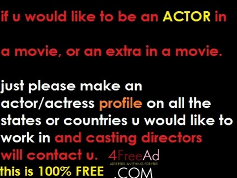 open casting calls in new york, casting directors in nyc, casting calls in LA, post free movie auditions, post free casting notices, advertise movie auditions for free, post a movie audition, casting call, how to post a free casting call,how to post movie