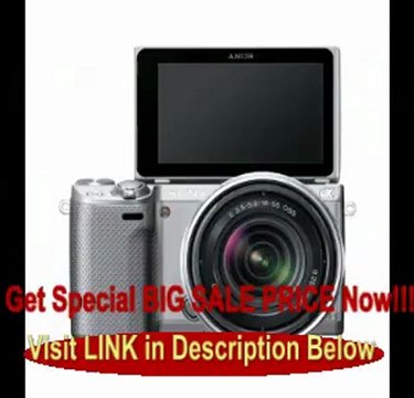 BEST BUY Sony NEX5RK/S NEX5N (Silver) Compact Interchangeable Lens Digital Camera with SEL1855 16.1 MP SLR Camera with 3-Inch LCD...