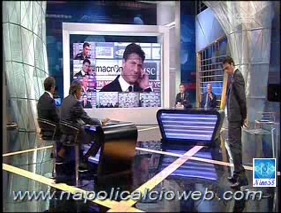 Napoli Fiorentina 2 - 1 - 2^ Giornata Serie A 02 - 09 - 2012  Intervista Mazzarri Napolicalcioweb.com