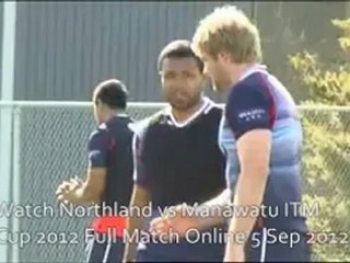 ITM Cup Northland vs Manawatu Rugby Match