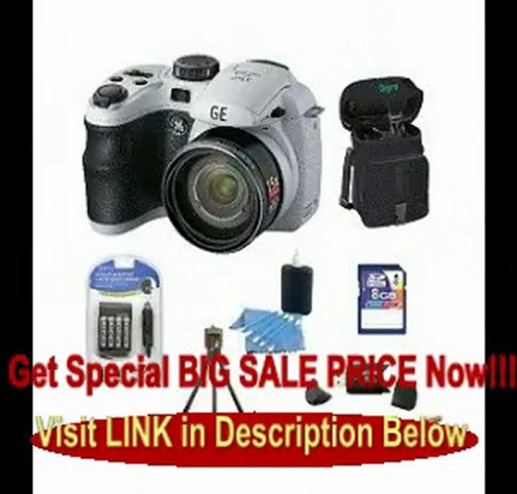 General Electric Power Pro X500-WH 16 MP with 8GB Camera Bundle (White) REVIEW