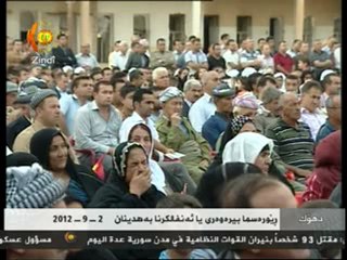 Serok Barzanî li rêwresma bîranîna enfala Behdînan