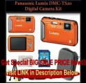 BEST BUY Panasonic Lumix DMC-TS20 Waterproof Digital Camera (Orange) Kit. Includes: 8GB SDHC Memory Card, Memory Card Reader & Tabl...