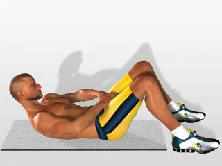 Sit Ups Female workout ( upper abdominal )