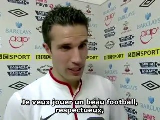 Robin Van Persie revient sur son triplé et son penalty manqué
