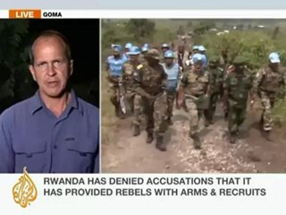UN and Congolese troops shell rebels near Goma