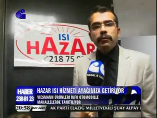 Hazar ısı Ana Sayfa  Kanal D