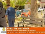 Wounded Syrians flee to Jordan for treatment