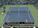 US Open: 6:2 und 6:2! Azarenka räumt Tatishvili weg