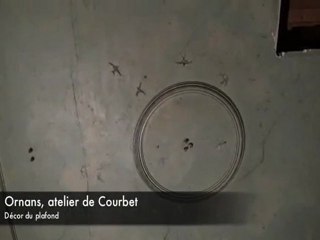 Peintures murales de l'atelier de Gustave Courbet, à Ornans