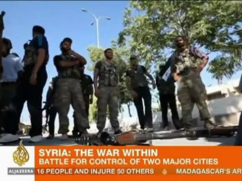 Syria: Fighting rages in Damascus and Aleppo