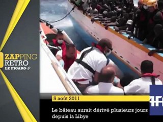 Il y a un an : 300 réfugiés secourus au large de l'Italie