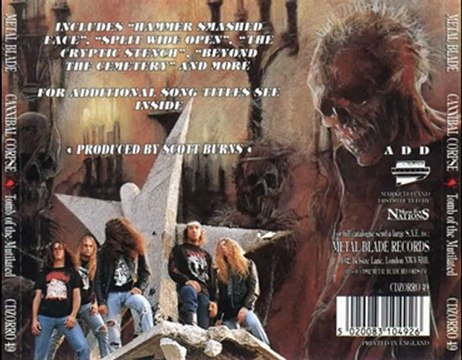 Cannibal Corpse Tomb of the Mutilated