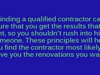 Don't Hire a Home Improvement Contractor Without Considering These Important Things