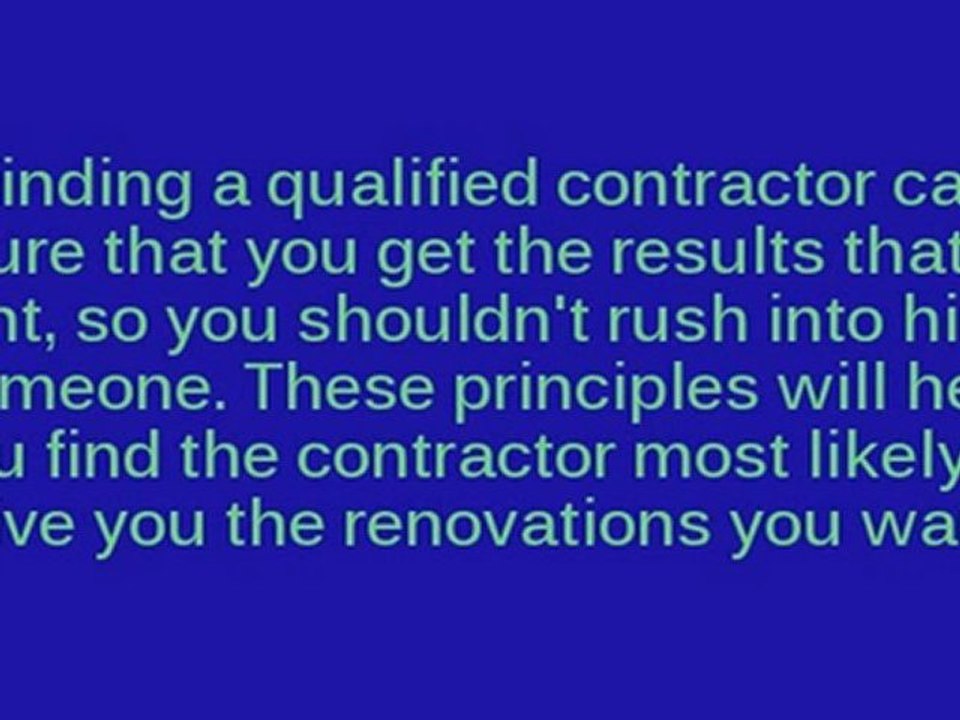 Don't Hire a Home Improvement Contractor Without Considering These Important Things