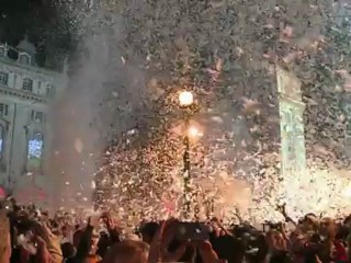 Espetáculo no céu de Londres