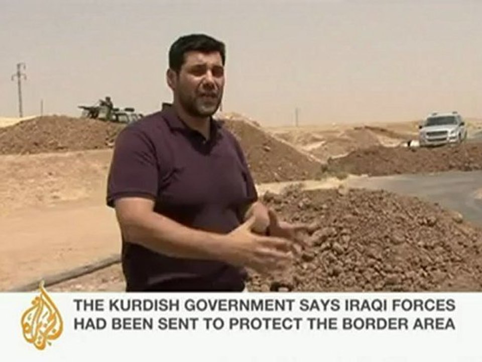 Kurdish forces prevent Iraqi troops from disput...