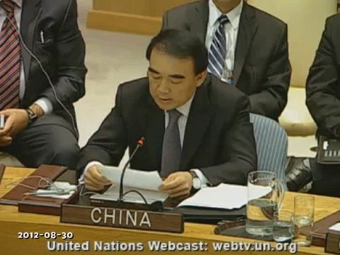 SYRIE SYRIA - UN Security Council - CHINA CHINE