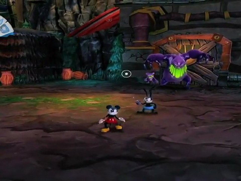 Epic Mickey 2 - Fort Wasteland Gameplay Footage [HD]