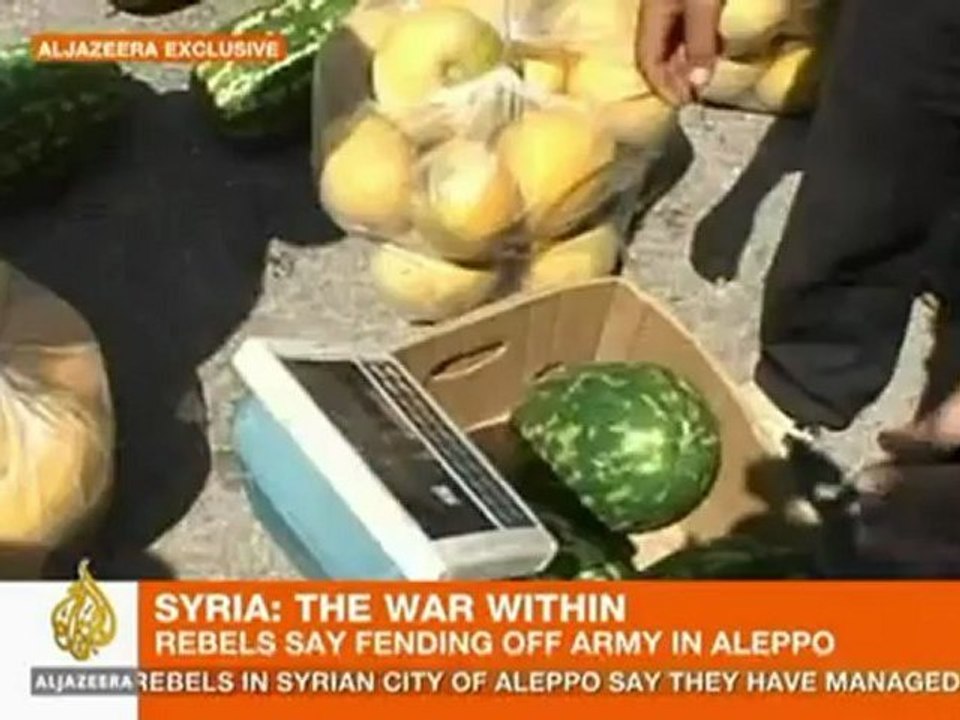 Rebels fend off Syrian army in Aleppo