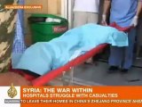 Hospitals in Syria's Aleppo struggle with casualties