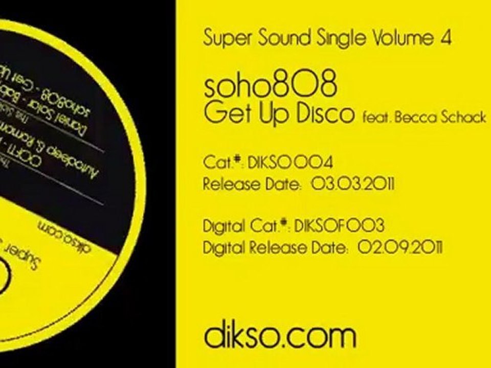 soho808 - Get Up Disco [Dikso 004]