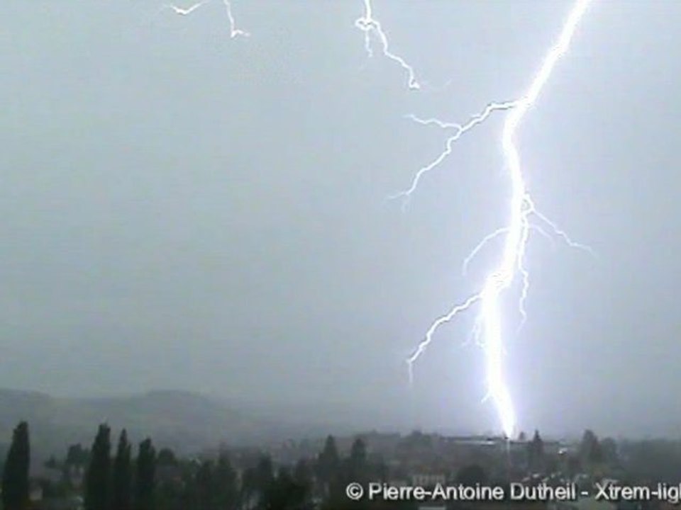 Défilé d'orages en Creuse le 29 août 2012