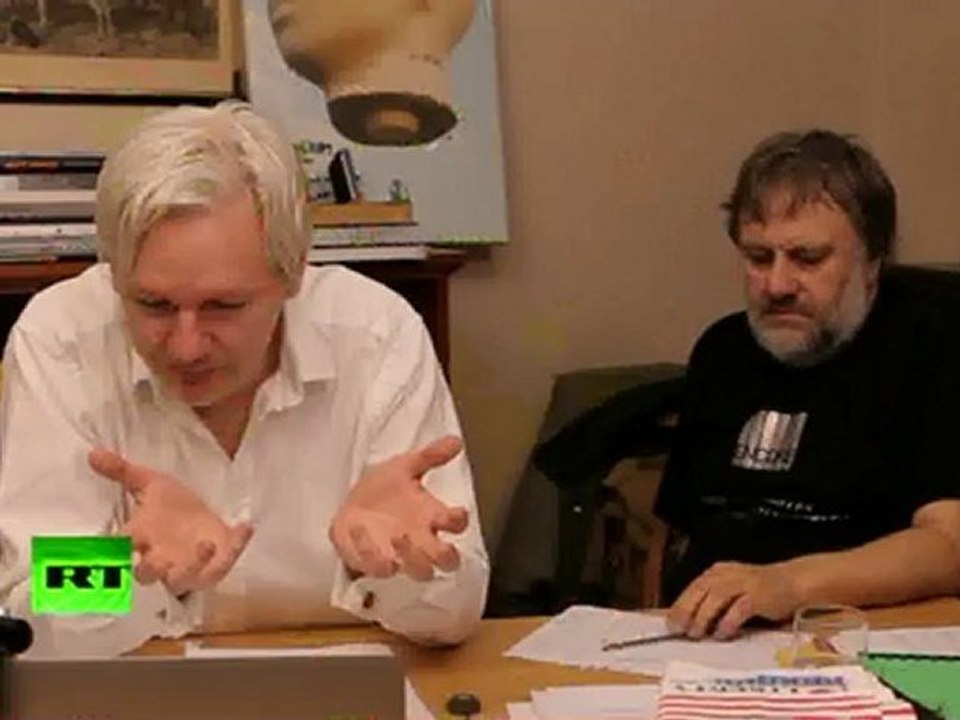 Julian Assange's The World Tomorrow: Slavoj Zizek & David Horowitz (E2)