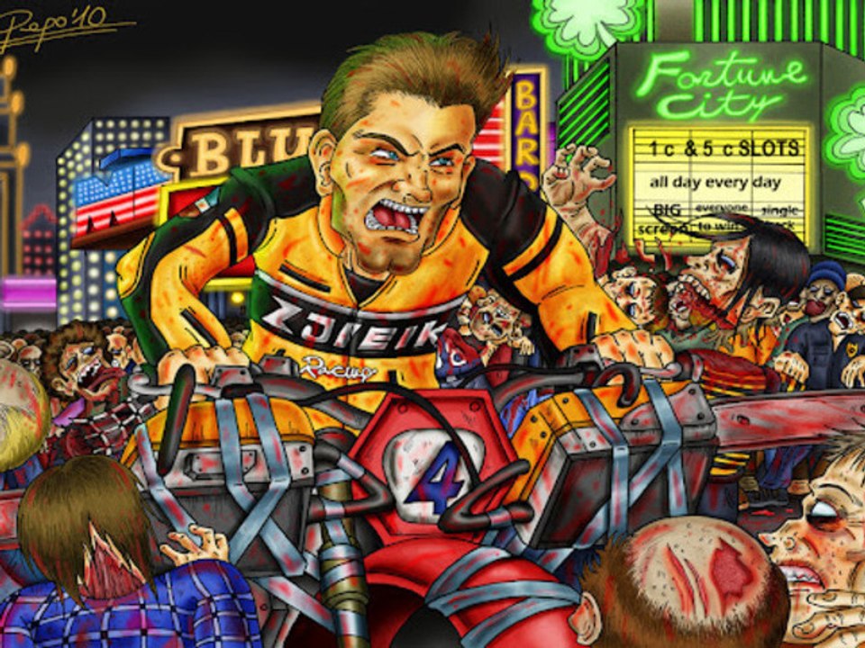 Dead Rising 2, 5) Plus il y a de fous... bah plus il y en a !