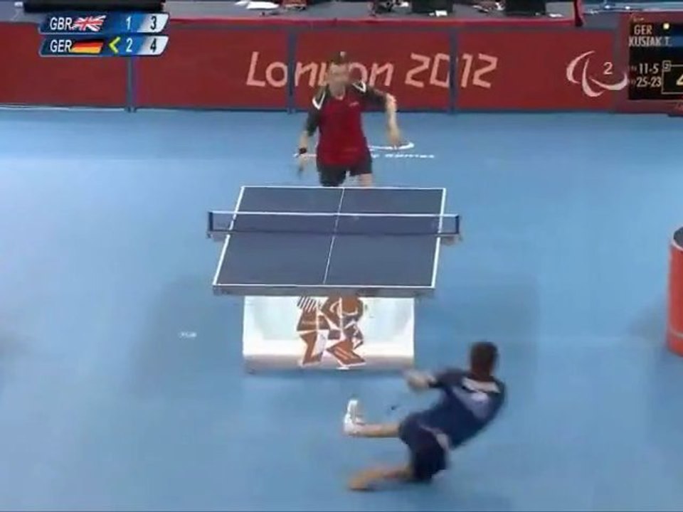 David Wetherill au tennis de table aux JO Paralympiques