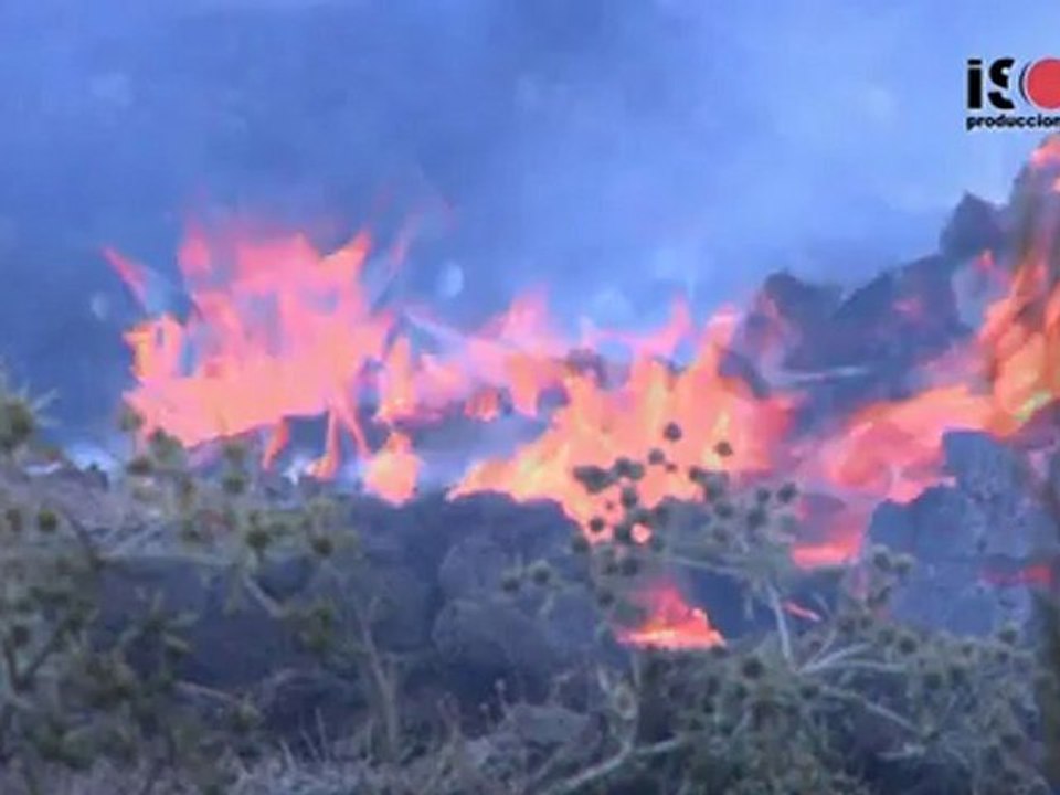 Incendio en la sierra de Bejar