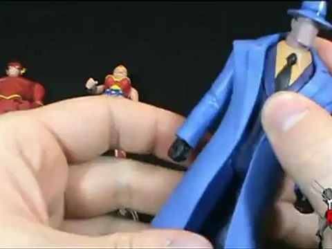 Toy Spot - Mattel Justice League Unlimited Fan Collection Wonder Woman, Flash and The Question