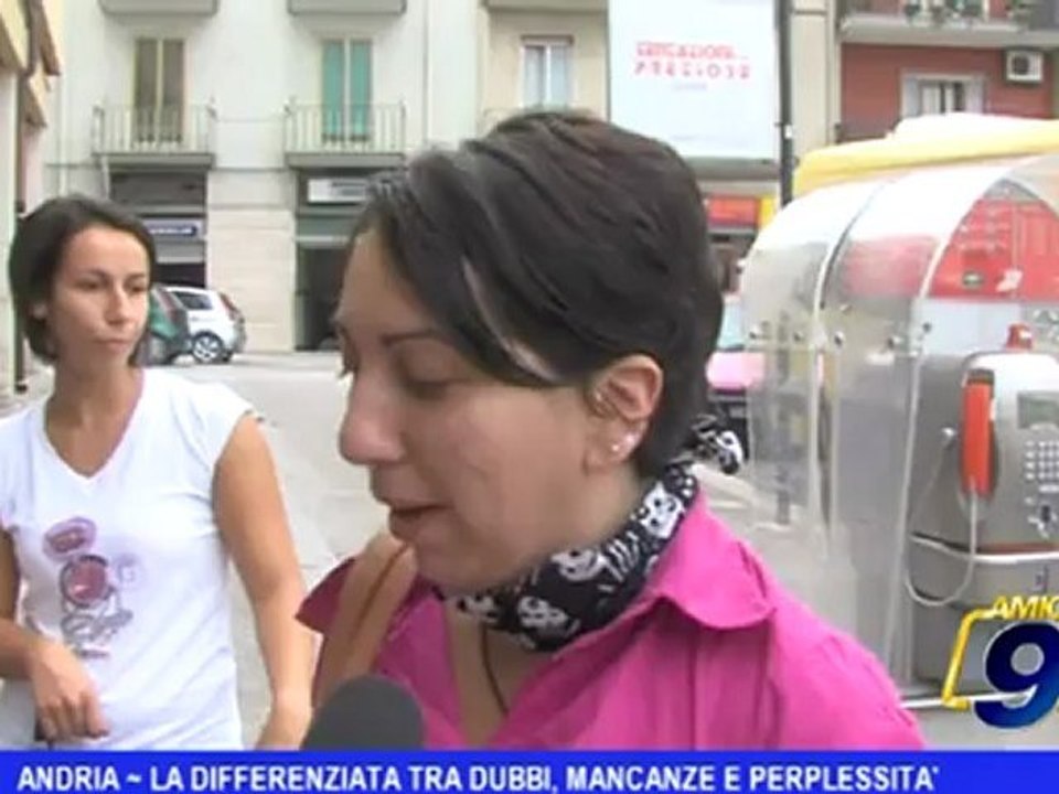 Andria | La differenziata tra dubbi, mancanze e perplessità