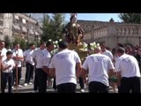 Carinaro (CE) - Festeggiamenti in onore di S.Eufemia, uscita dalla chiesa (02.09.12)