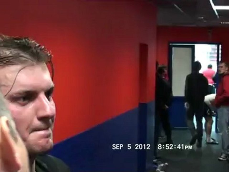 Сергей Борисов после игры с к.ЦСКА 05.09.12.