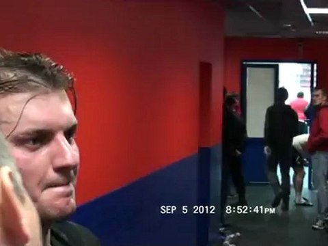 Сергей Борисов после игры с к.ЦСКА 05.09.12.