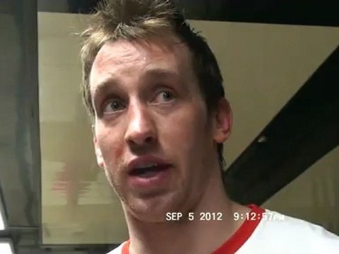 Шон Моррисонн после игры с к.ЦСКА 05.09.12.