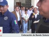 Colocación de Bando Solemne H. ayuntamiento Teziutlan