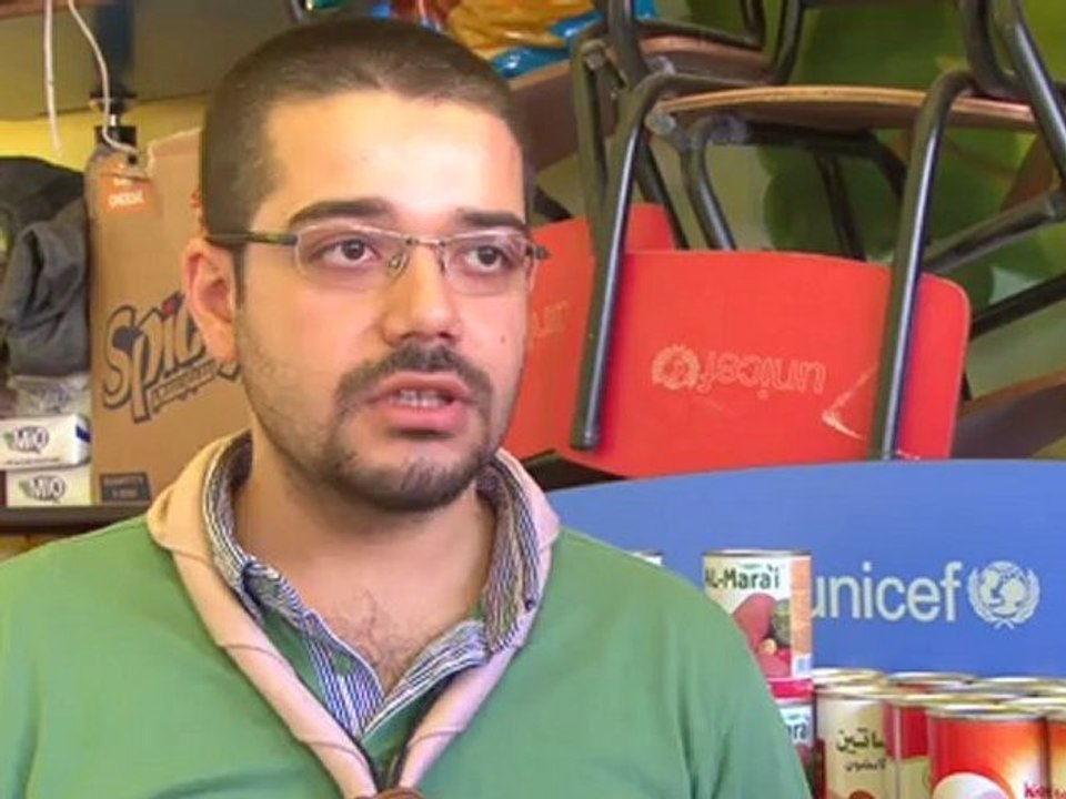 Syria: Displaced families seek shelter in Damascus schools